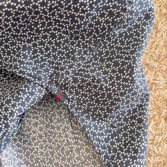 John Varvatos Mens Navy and White Button down Medium - Picture 5 of 5